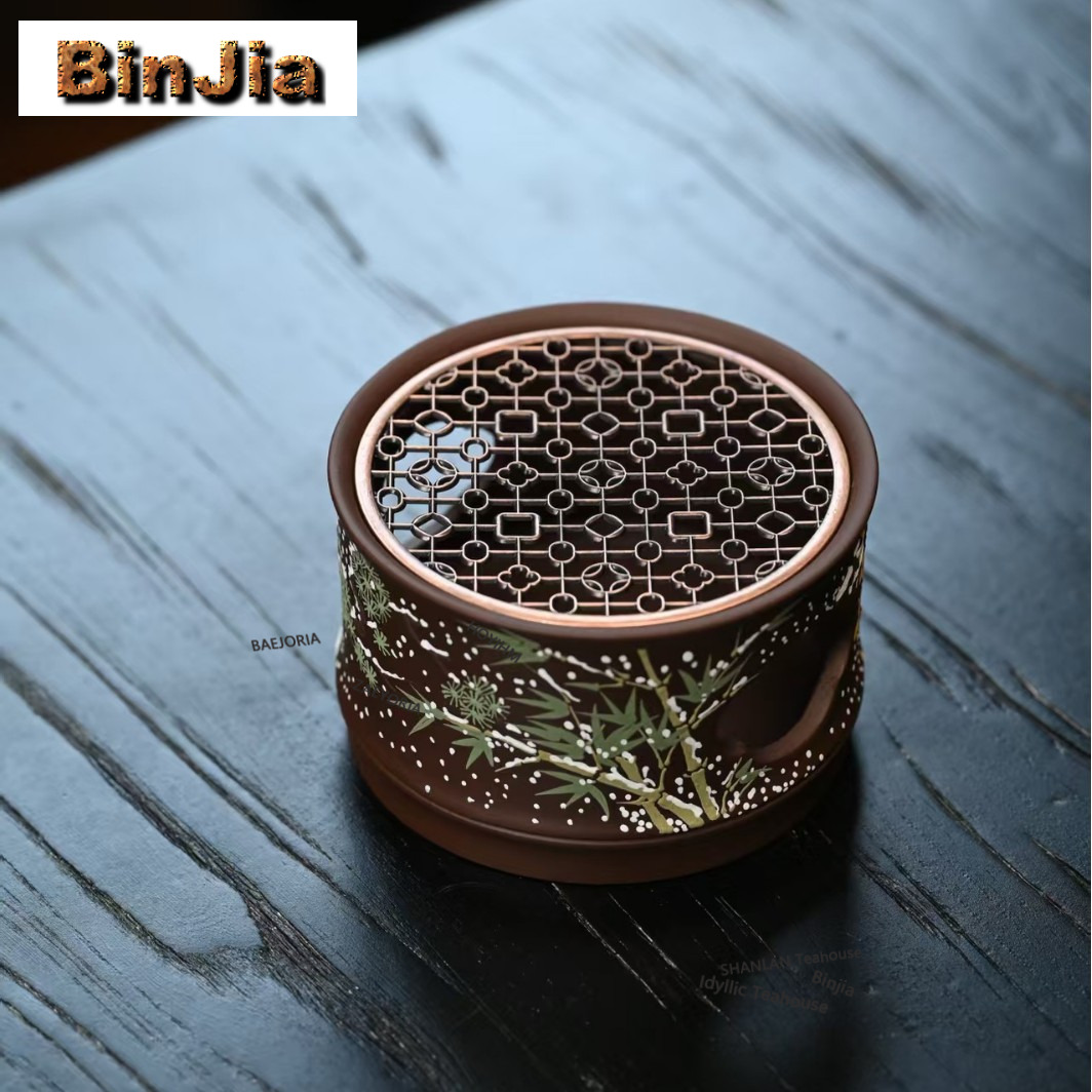 Candle Holder Set - Calentador de Té de Arcilla Zisha