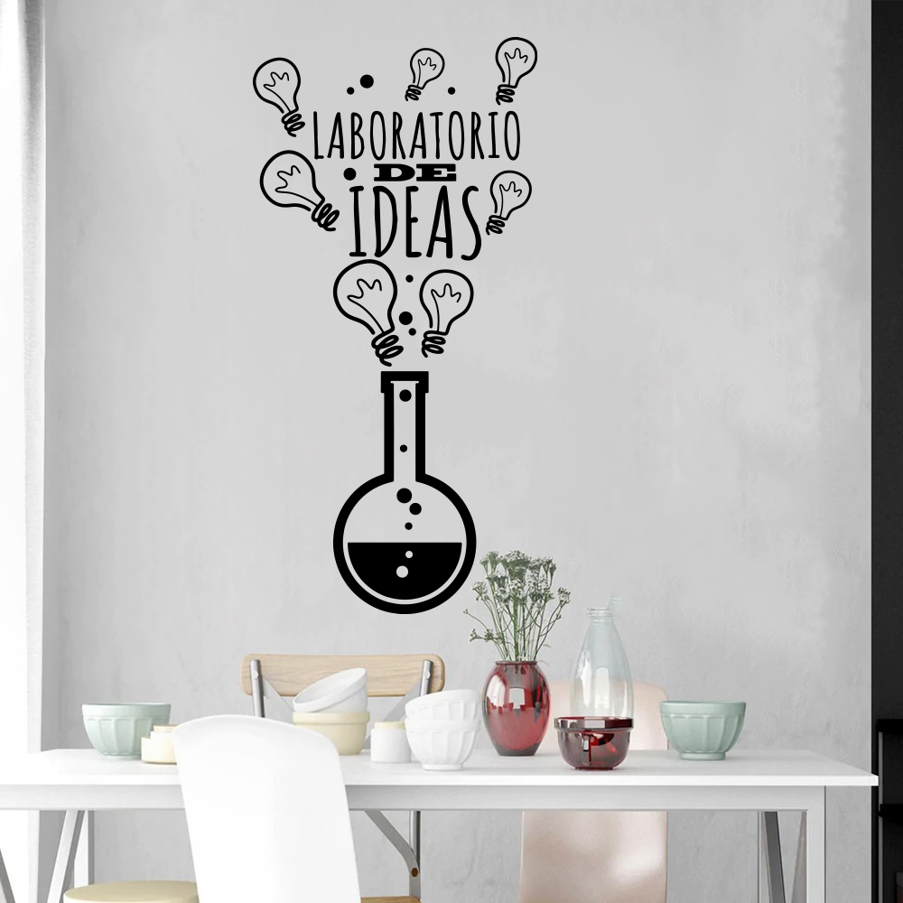 Lighting Home Decor Ideas - Laboratorio español de ideas bombilla pegatina