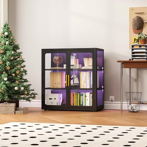 Lighting & Home Decor Studio - Vitrina con Puertas de Vidrio e
