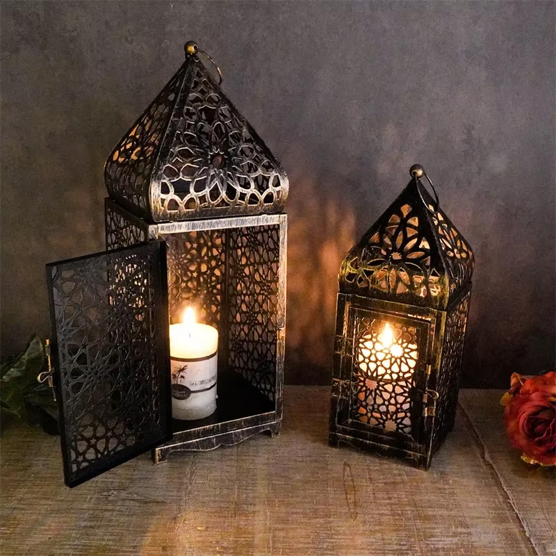 Lighting Home Decor Ideas - Linterna de luz de viento Vintage
