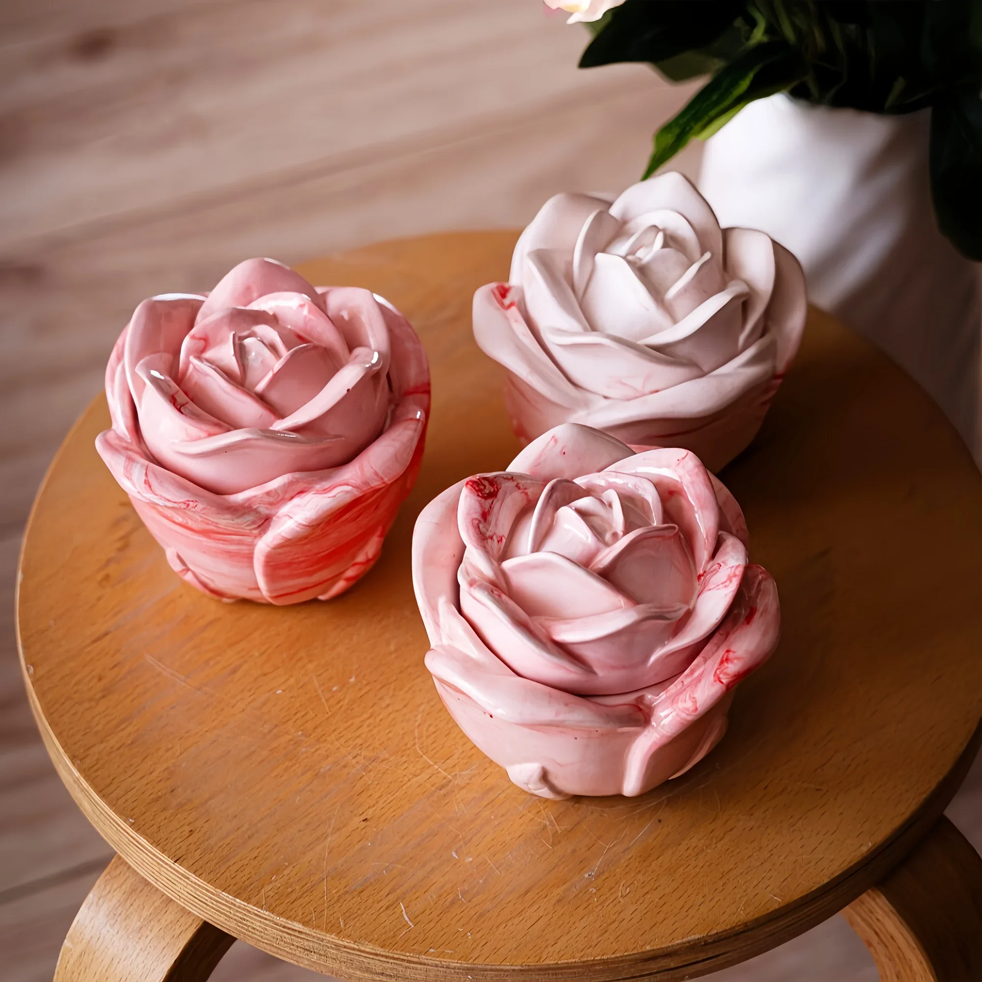 Candle Holder Set - Juego de 2 piezas de moldes