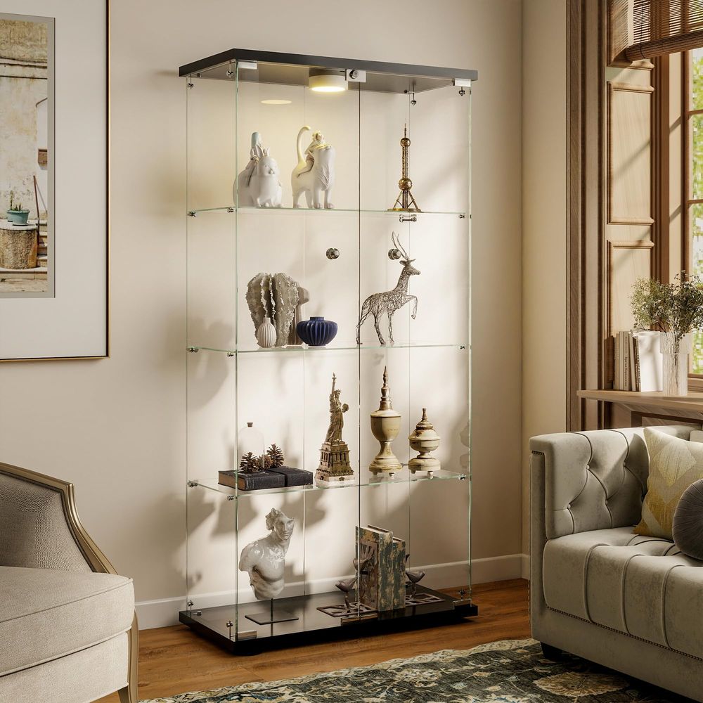 Vitrina con Luces LED y Cerrad - Lighting & Home Decor Studio reseña y precio