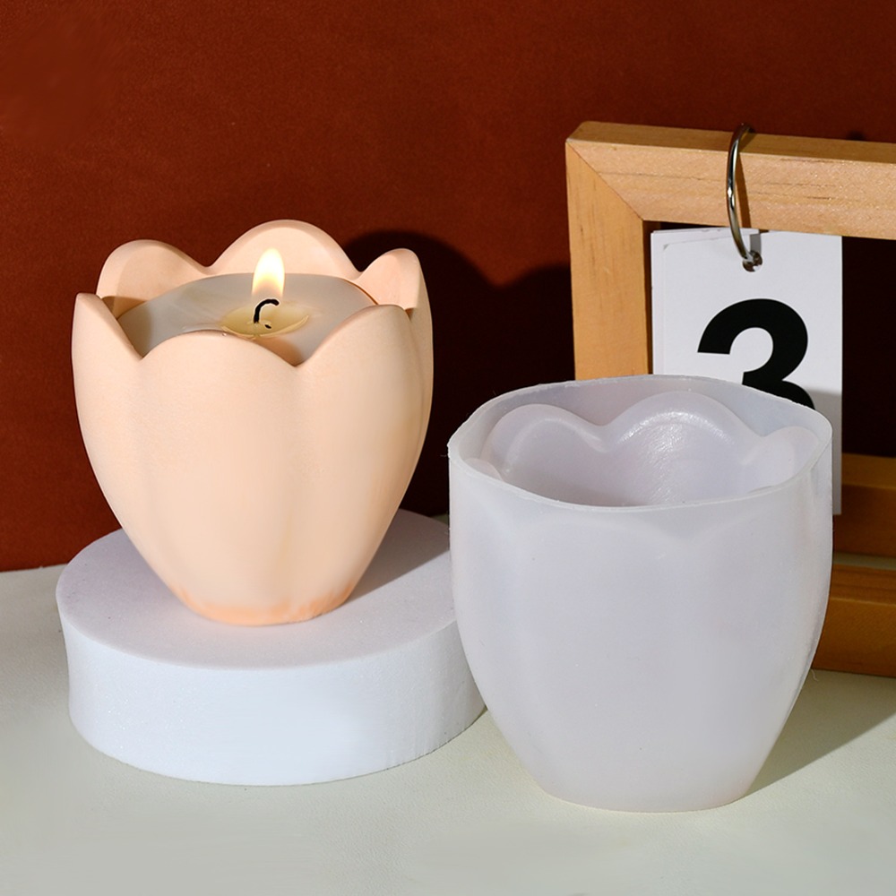 Portavelas de tulipán, moldes  - Candle Holder Set reseña y precio