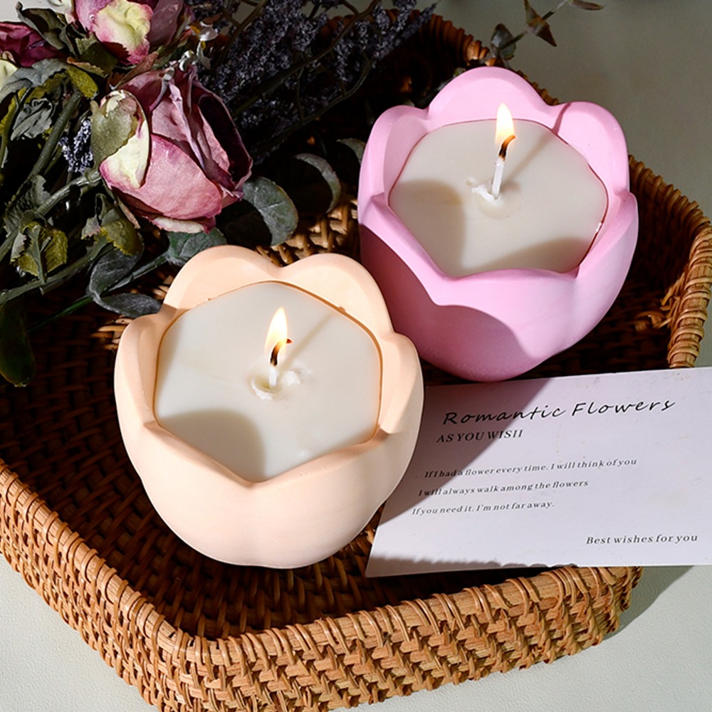 Portavelas de tulipán, moldes  - Candle Holder Set reseña y precio