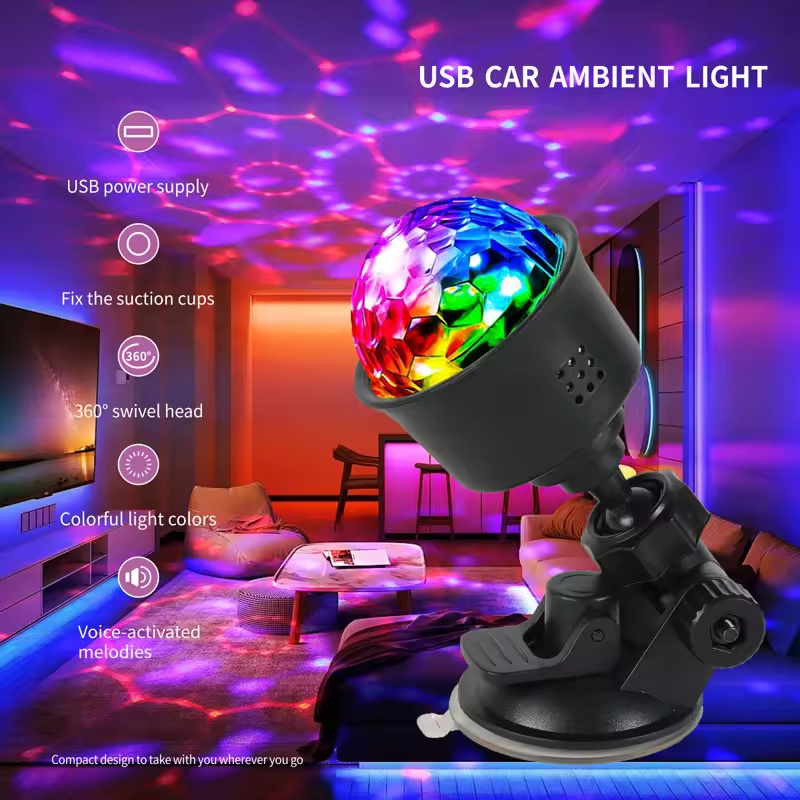 Bola de luz LED de discoteca a - Lighting Effect Home Decor reseña y precio