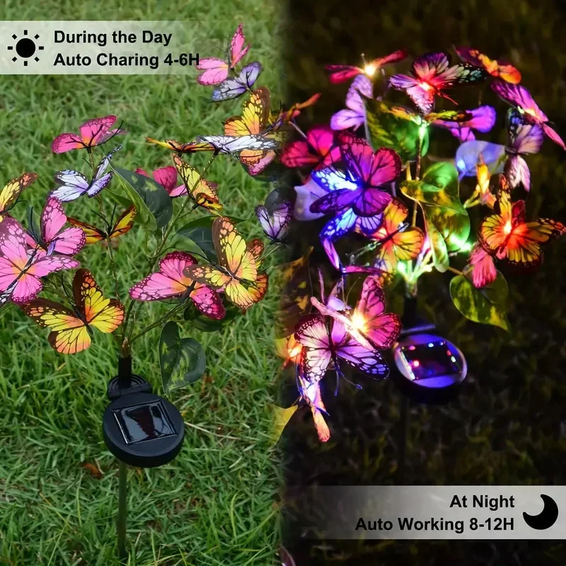 Luces LED solares de mariposa  - String Light Outdoor reseña y precio