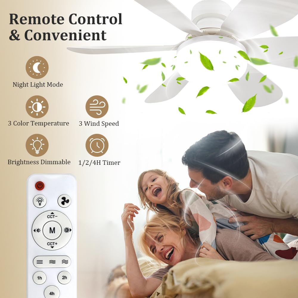 Ventilador de Techo con Luz y  - Led Lighting Decor reseña y precio