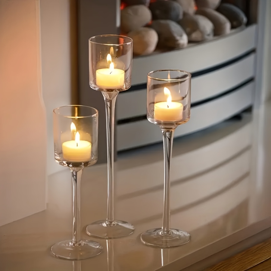 Juego de portavelas de cristal - Candle Holder Set reseña y precio