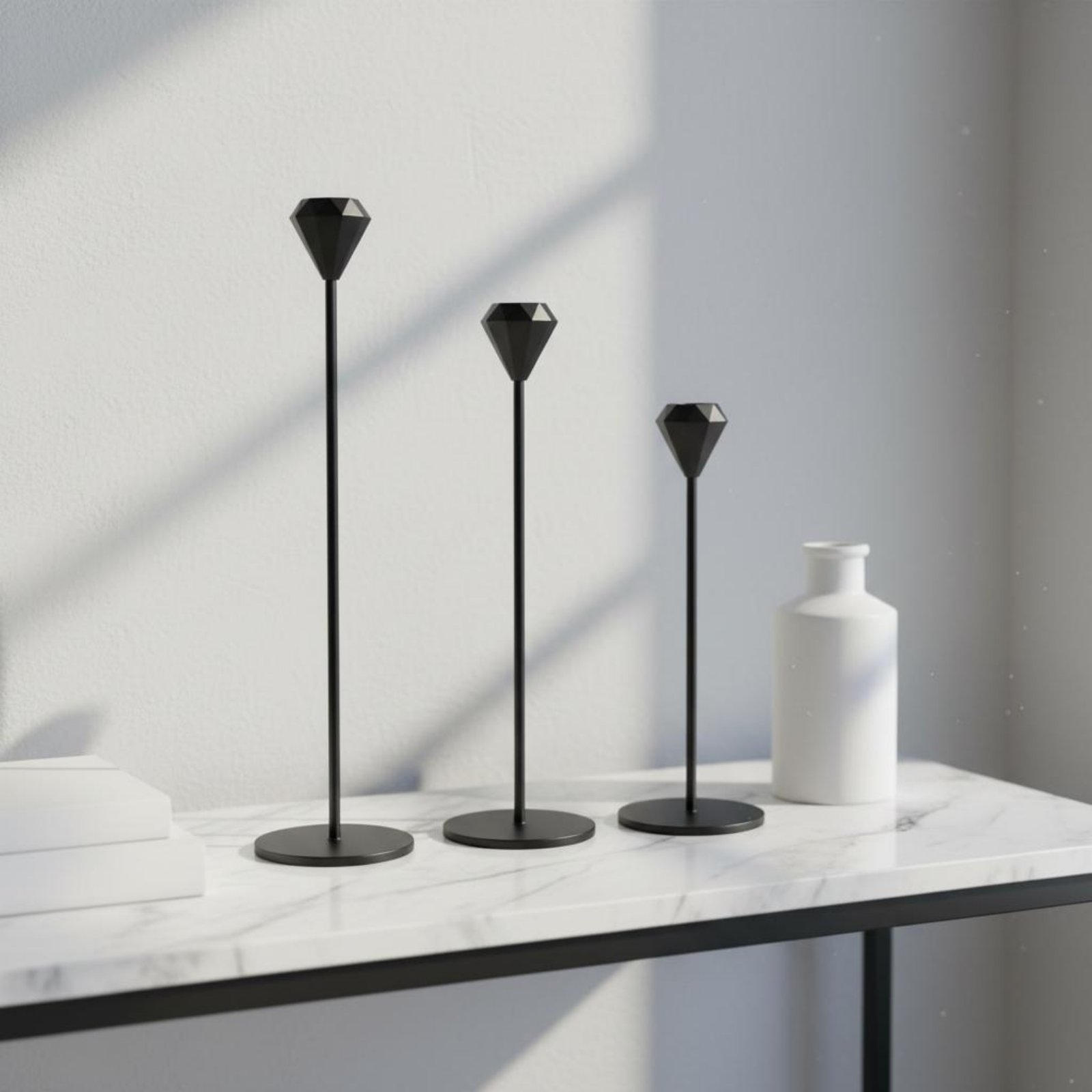 Juego de 3 Candelabros de Cris - Candle Holder Set reseña y precio