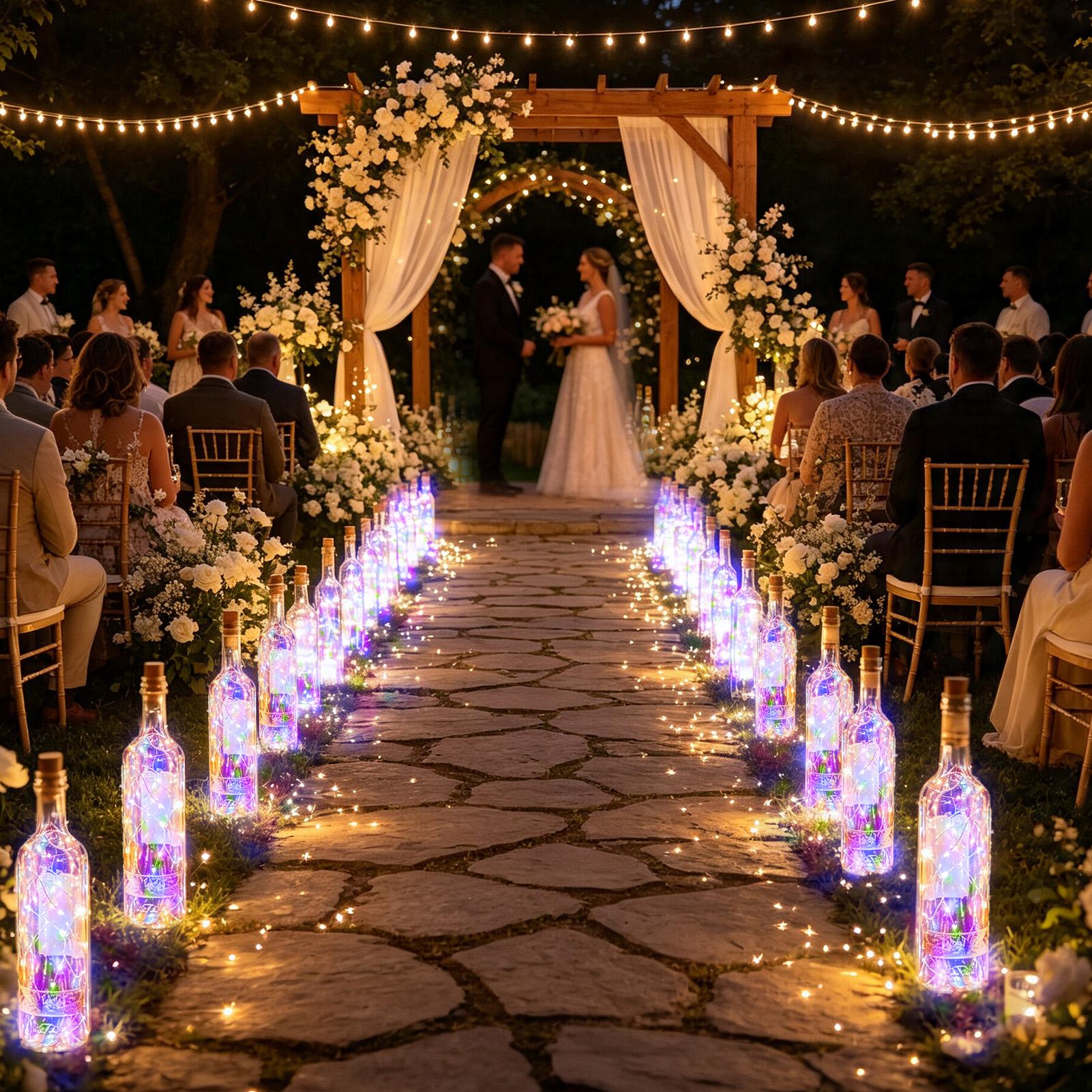 Luces solares para botellas de - String Light Outdoor reseña y precio