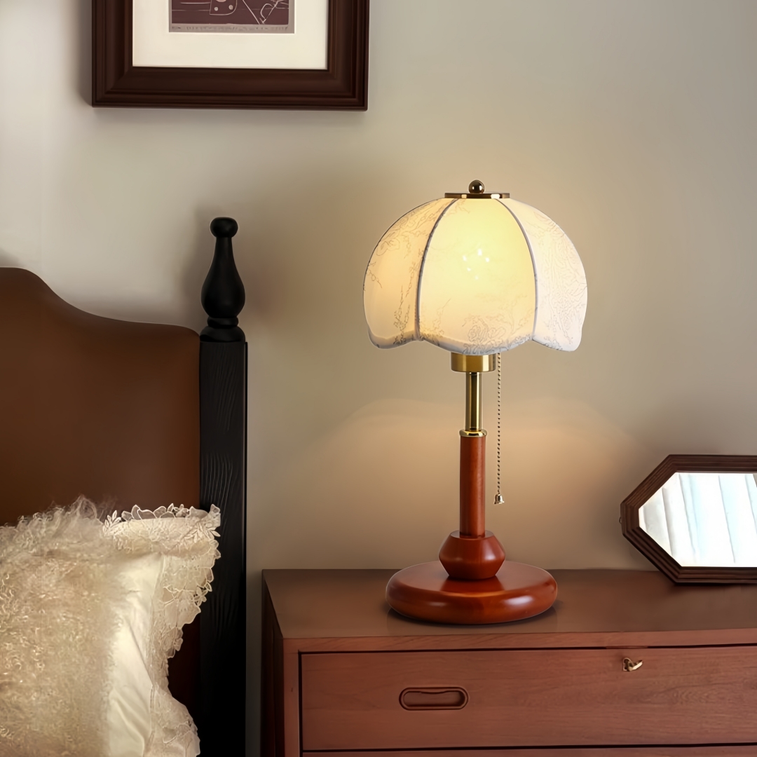 Lámpara de Mesa Vintage con Fo - Led Lighting Decor reseña y precio