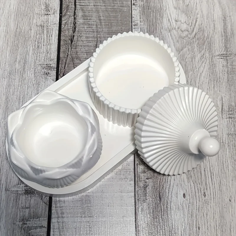 Portavelas de loto DIY, molde  - Candle Holder Set reseña y precio