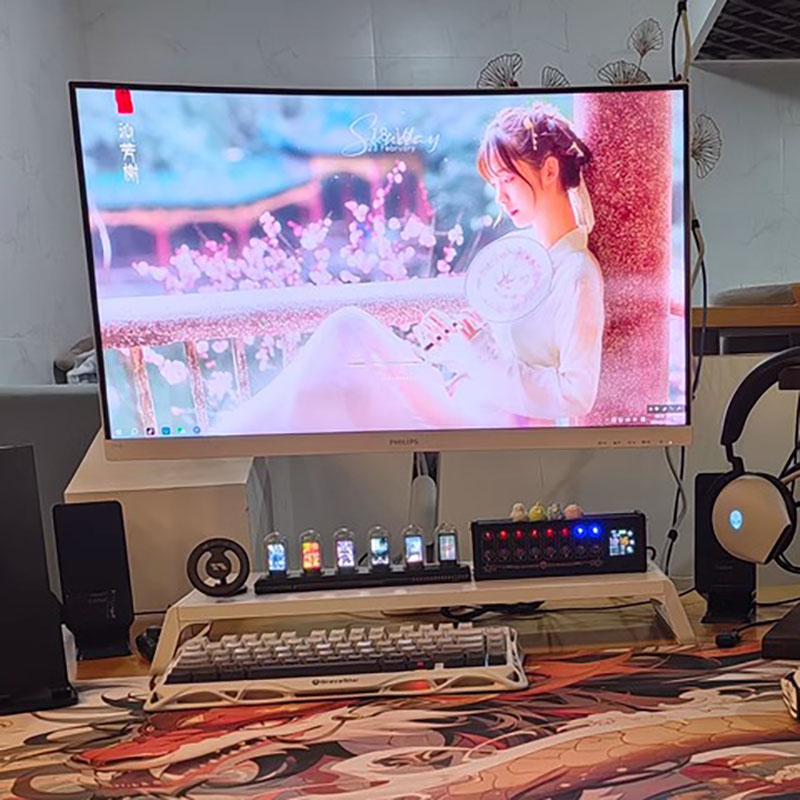 Reloj de Tubos Nixie RGB con P - Lighting Home Decor Ideas reseña y precio