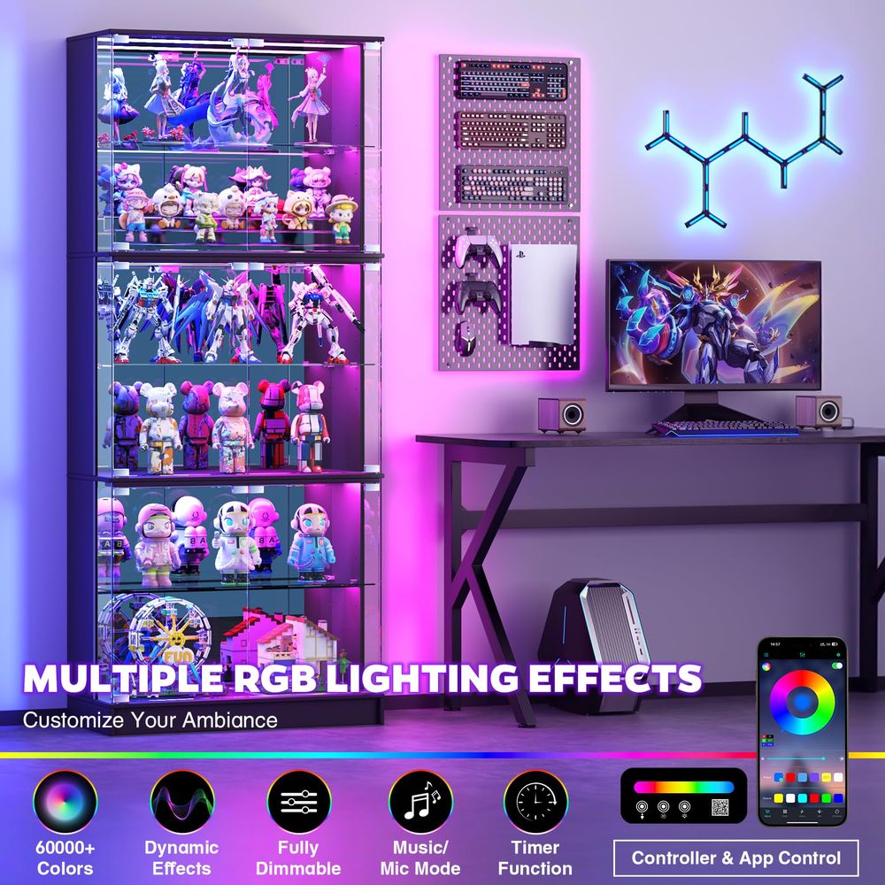 Vitrina con Puertas de Vidrio, - Lighting & Home Decor Studio reseña y precio