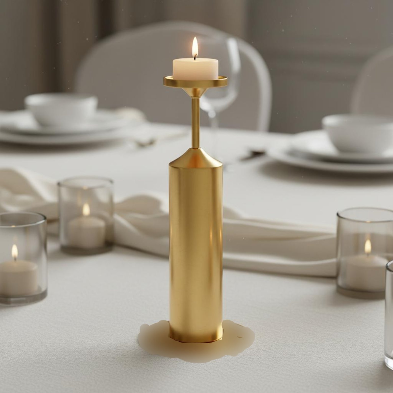 Juego de 6 Portavelas Cónicos  - Candle Holder Set reseña y precio