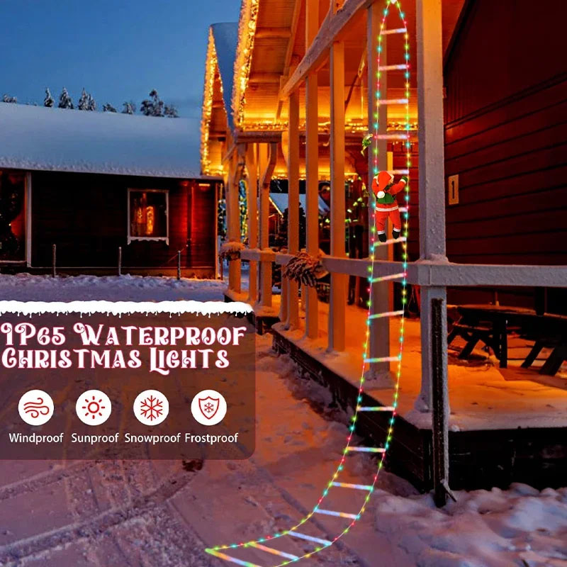 Luces LED de Navidad, Cadena d - String Light Outdoor reseña y precio