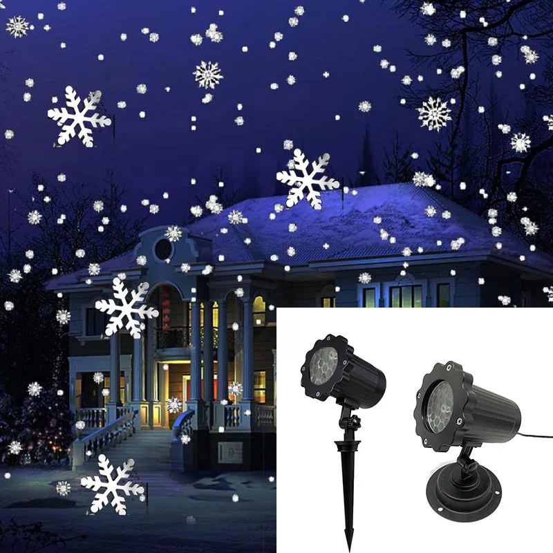 Proyector láser de copos de ni - Lighting Effect Home Decor reseña y precio