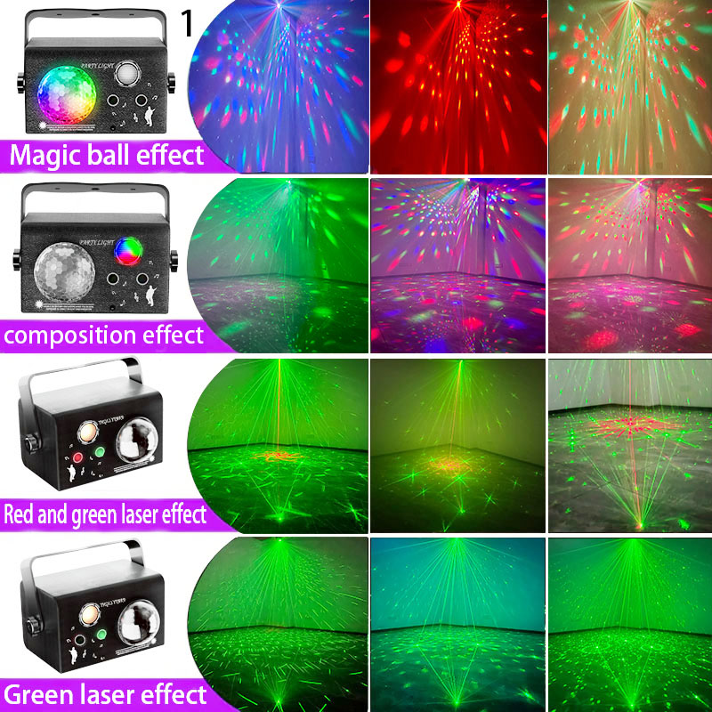 Luces de fiesta de 10W, Dj, es - Lighting Effect Home Decor reseña y precio