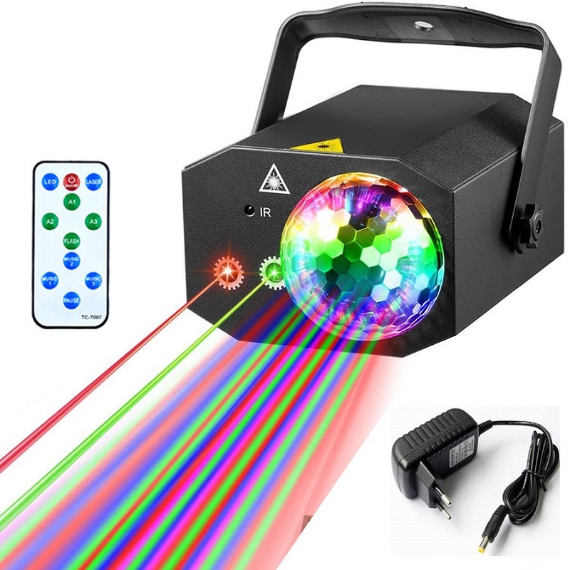 Luces de fiesta Dj Bola de dis - Lighting Effect Home Decor reseña y precio