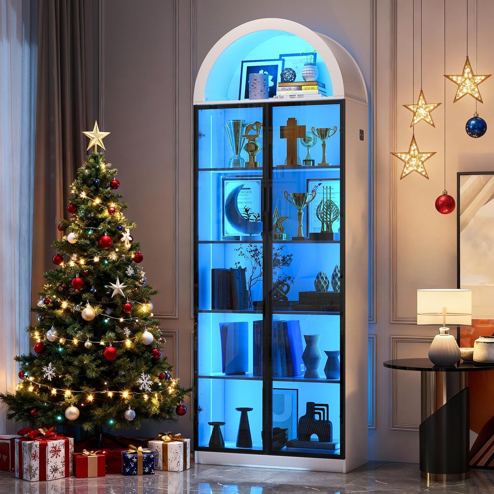 Vitrina con Puertas y Estantes - Lighting & Home Decor Studio reseña y precio