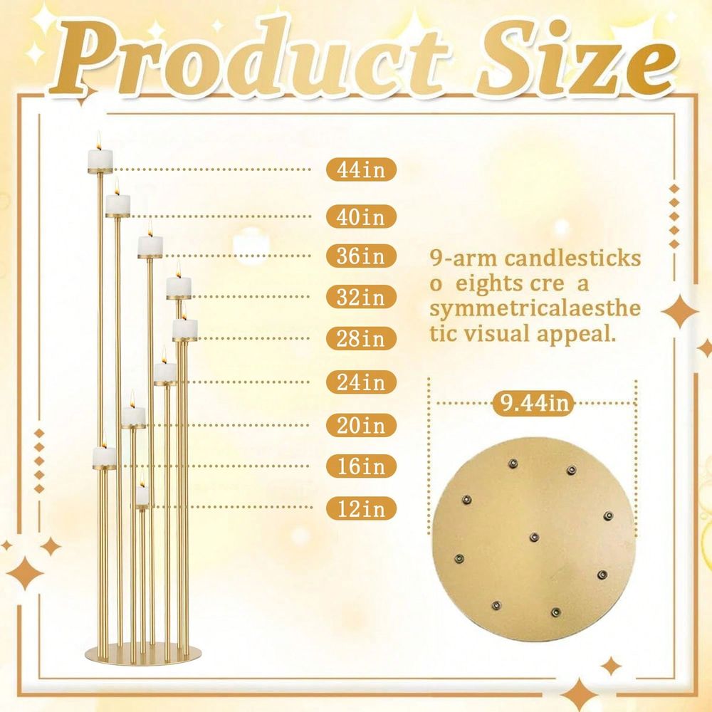 2 piezas de candelabros de 9 b - Candle Holder Set reseña y precio