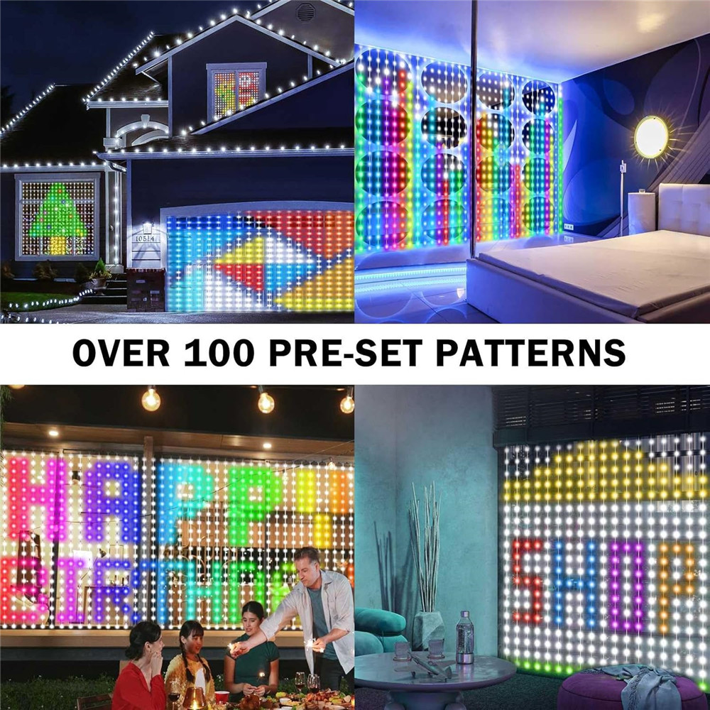 1/2 Uds 400LED luces de cortin - String Light Outdoor reseña y precio