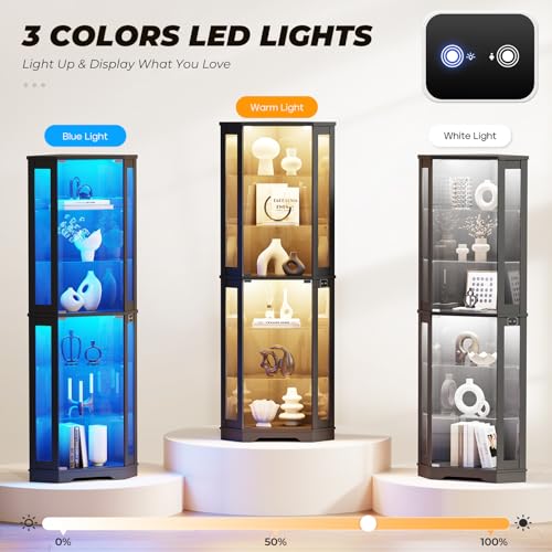 Vitrina Esquinera de 71 Pulgad - Lighting & Home Decor Studio reseña y precio