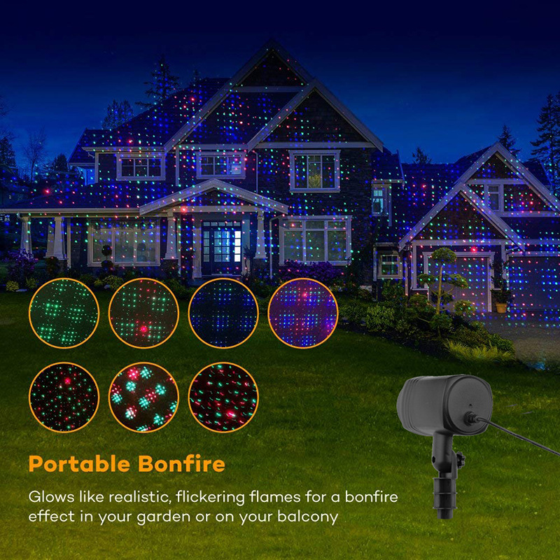 Luces de proyección de patio d - Lighting Effect Home Decor reseña y precio