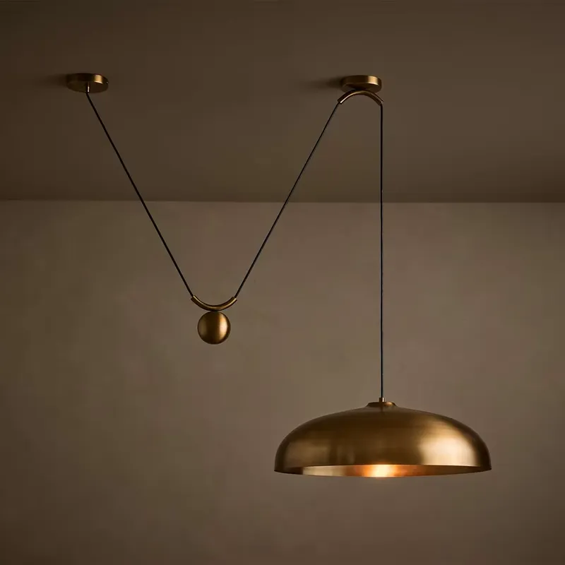 Lámpara Colgante de Latón Ajus - Pendant Light Shade reseña y precio