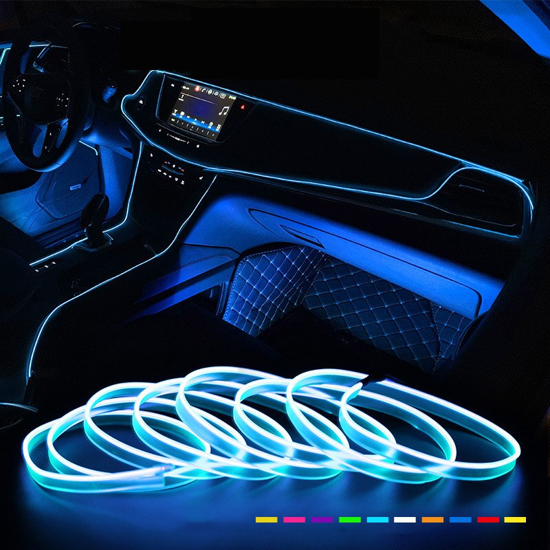 Tira de luces LED de neón para - Ambient Lighting Decor For Room reseña y precio