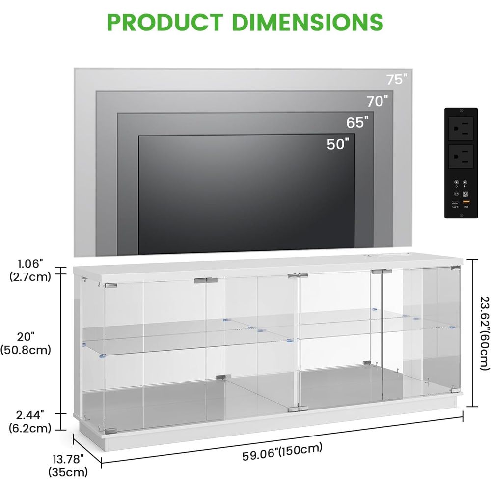 Soportes para TV de Vidrio de  - Lighting & Home Decor Studio reseña y precio